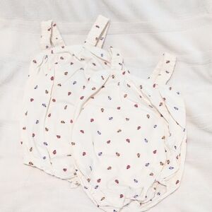 Old Navy White Floral Kids One Piece